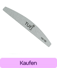 Nagelfeile TUFI profi PREMIUM grau Körnung 100/180 17,8 cm 1 St.